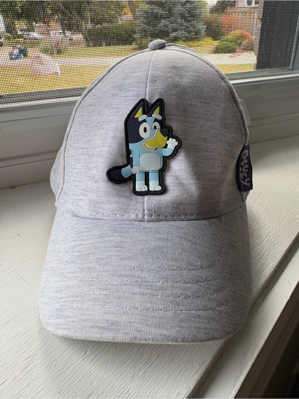 Bluey Light Gray Kids Baseball Cap